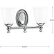 Juno 2 Light 17 inch Polished Chrome Bath Vanity Wall Light, Delta
