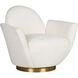 Alba White/Cream and Gold Chair