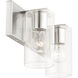 Zurich 2 Light 15 inch Brushed Nickel Vanity Sconce Wall Light