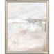 Earthbound II White and Gray and Neutral and Metallic Framed Art