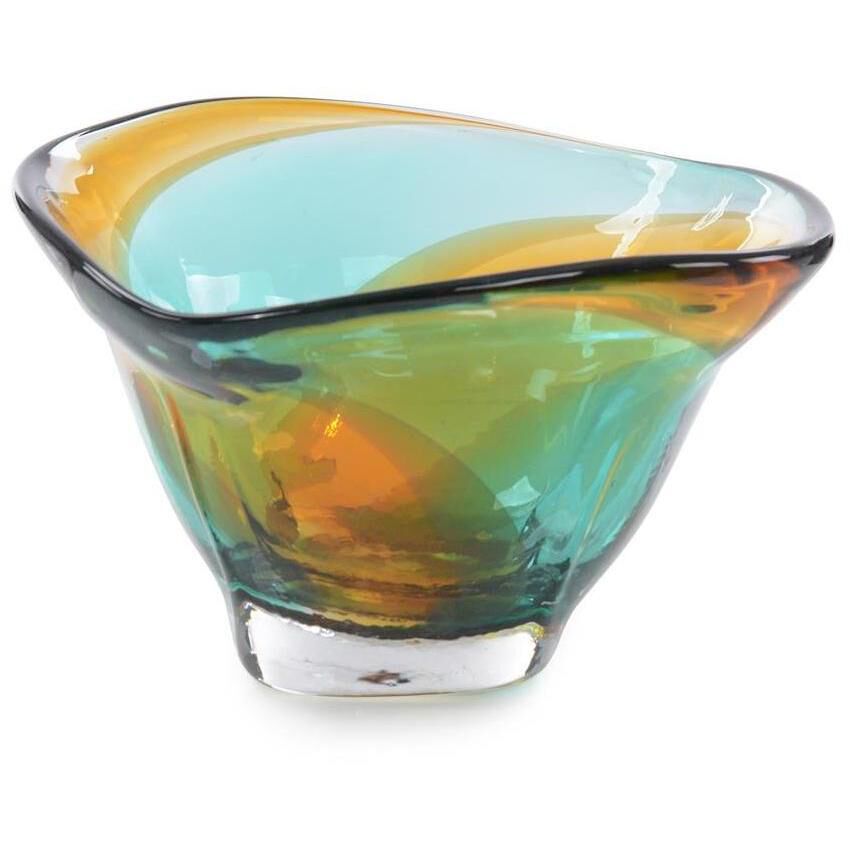 Handblown 14 X 7 inch Bowl, Square 