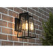 Joplin 1 Light 12 inch Black Outdoor Sconce