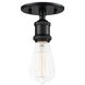 Bulstrode's Workshop 1 Light 4.75 inch Black Flush Mount Ceiling Light