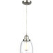 Jenny 1 Light 6 inch Brushed Nickel Pendant Ceiling Light