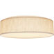Brentwood LED 15 inch Beige Fabric Flush Mount Ceiling Light