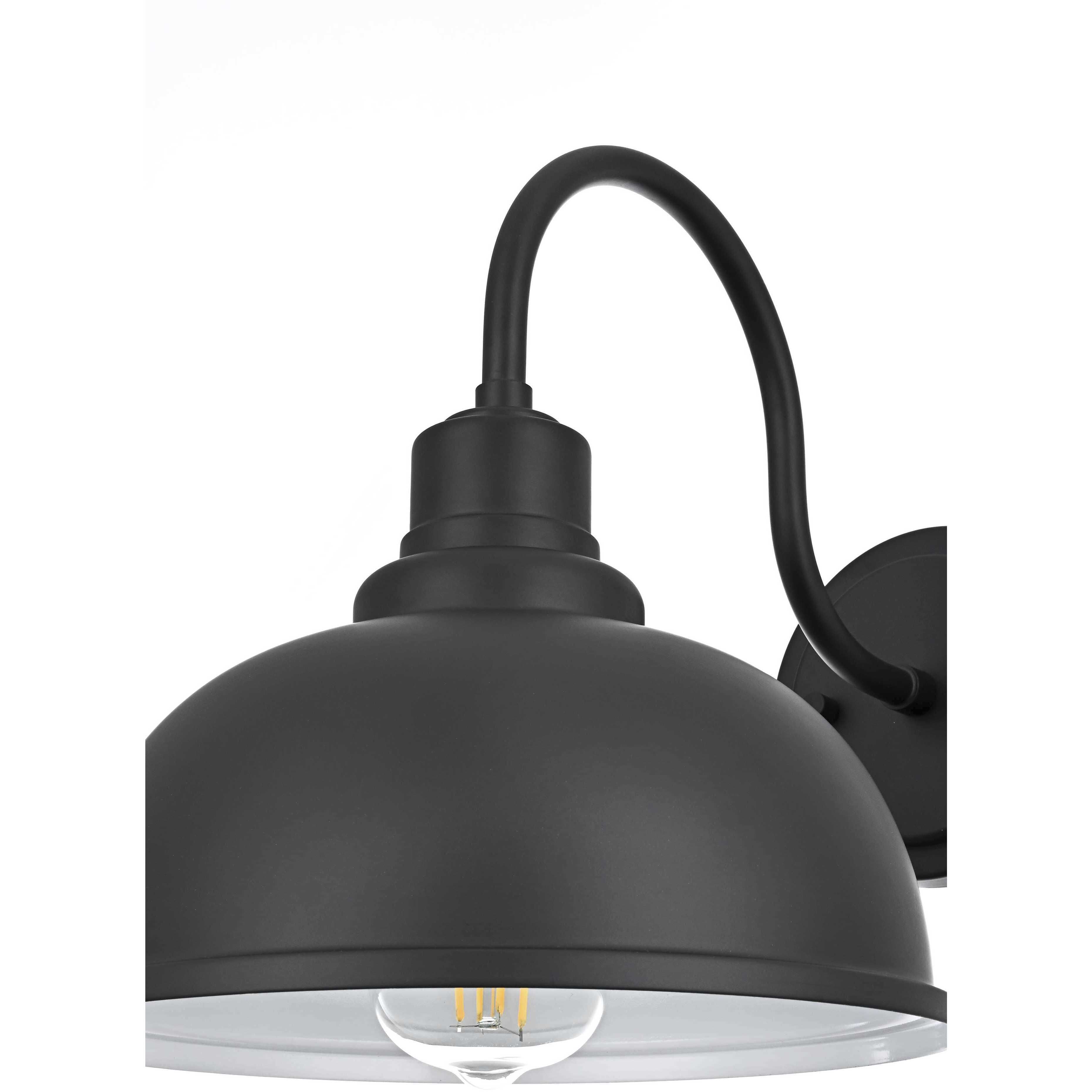 Aron 1 Light 11 inch Black Outdoor Wall Sconce