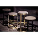 Dior 26 inch Matte Black Counter Stool
