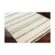 Meknes 108 X 72 inch Cream/Charcoal/Medium Gray Rugs
