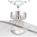 Novella LED 24 inch Polished Nickel Convertible Pendant Ceiling Light