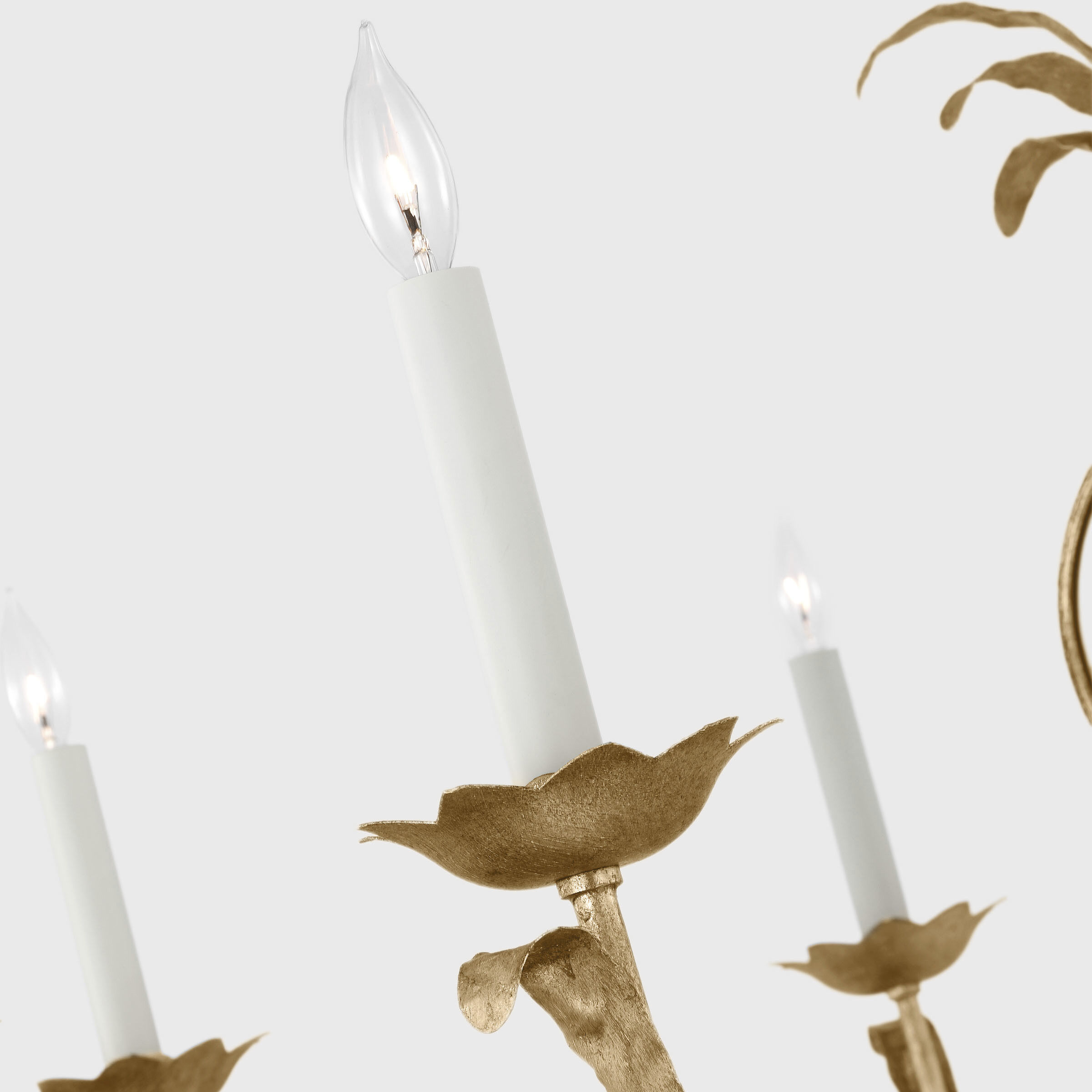 Chapman & Myers Gramercy LED 50.25 inch Gilded Iron Wide Chandelier Ceiling Light, Grande