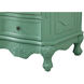 Danville 60 X 21 X 36 inch Vintage Mint Vanity Sink Set