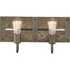 Winchester 2 Light 16.38 inch Bronze Vanity Light Wall Light