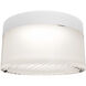 Tuck III LED 5.38 inch Black Outdoor Flush Mount