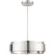 Varick 5 Light 22 inch Brushed Nickel Pendant Chandelier Ceiling Light