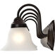 Ballerina 5 Light 36 inch Mahogany Bronze Vanity Light Wall Light