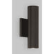 Caliber LED 10 inch Bronze Outdoor Wall Light, dweLED