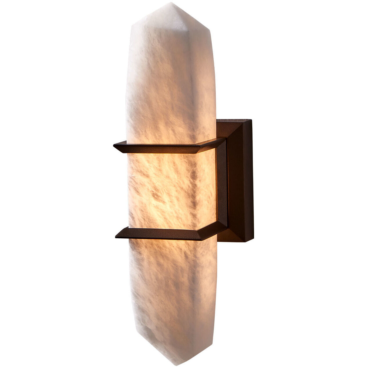 Jewel 15 inch Outdoor Bronze Outdoor Wall Sconce