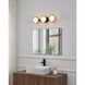 Parker 3 Light 24 inch Matte Black Vanity Light Wall Light