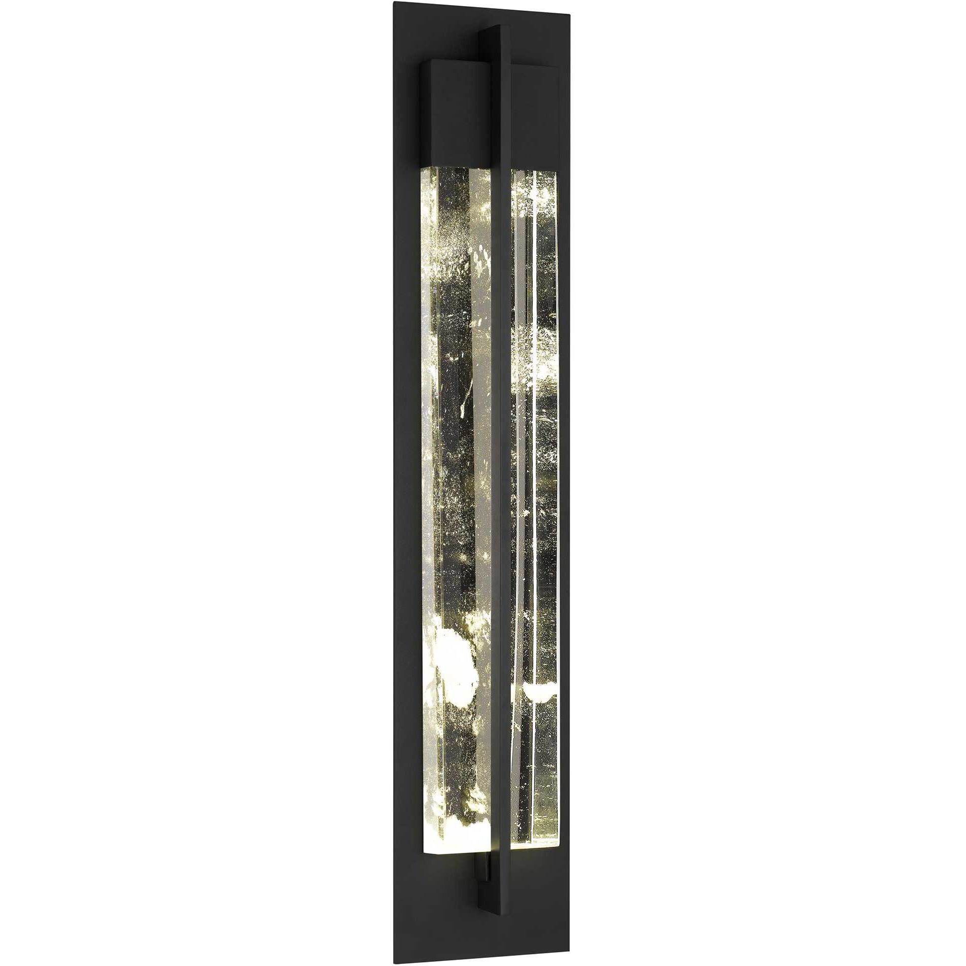 Rivera LED 32 inch Sand Black Outdoor Wall Sconce