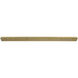 Ballston White Mouchette 7 Light 49.5 inch Satin Gold Linear Pendant Ceiling Light
