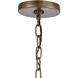 Crested Butte 1 Light 9 inch Vintage Brass Outdoor Pendant
