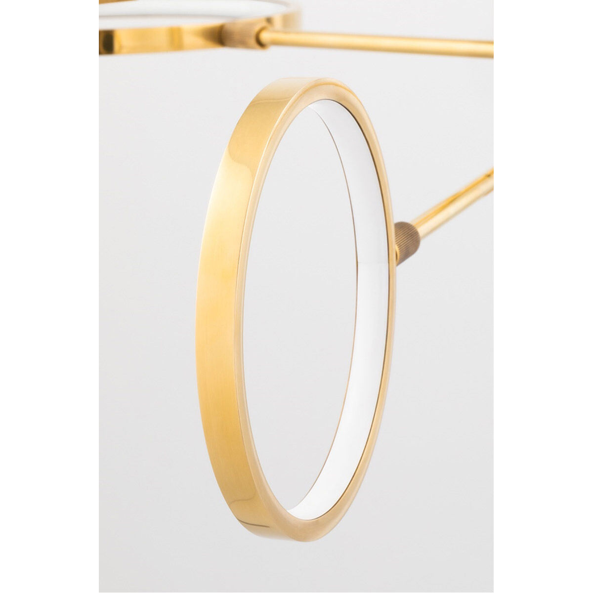 Saturn LED 44.5 inch Aged Brass Chandelier Ceiling Light