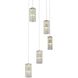 Aston 5 Light 20 inch Satin Gold Pendant Ceiling Light