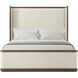 Catalina Earth US Queen Bed, Wooden, Upholstered