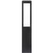 Portus LED 34 inch Matte Black Outdoor Lighting