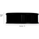 Corvella LED 18 inch Matte Black Flush Mount Ceiling Light