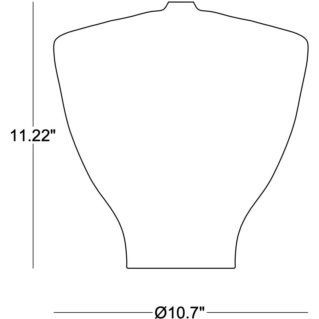 Steven 11.5 inch Vase