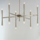 Rome 12 Light 29.25 inch Satin Nickel Chandelier Ceiling Light