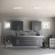 Everlume LED Satin White Linear Panel Flush Mount Ceiling Light, Progress LED