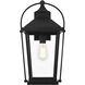 Luz 1 Light 20 inch Black Outdoor Wall Sconce