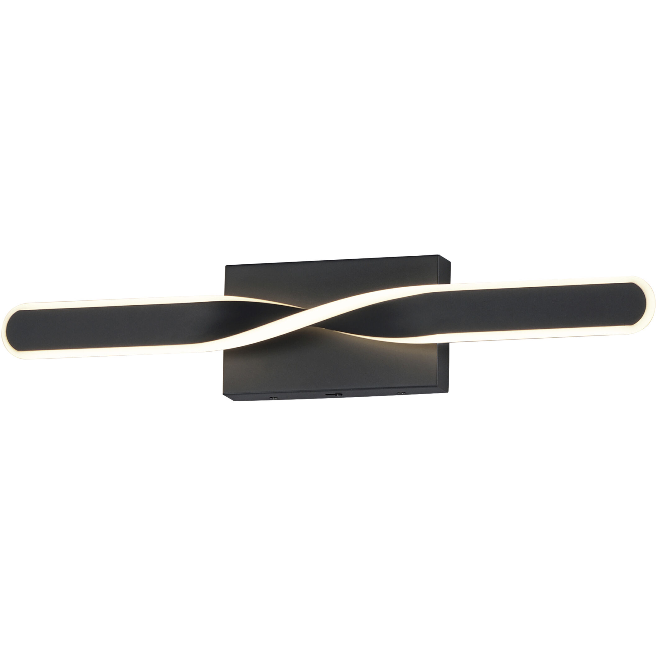 Pirouette LED 24 inch Black Bath Vanity Wall Light