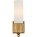Bryce 1 Light 4.5 inch Gold Bath Wall Sconce Wall Light, Barry Goralnick Collection
