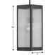 Felton 1 Light 7 inch Matte Black Outdoor Hanging Lantern