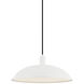 Farmley 1 Light 16 inch Matte White Outdoor Pendant