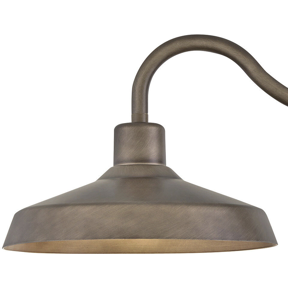 Coastal Elements Forge 1 Light 12.5 inch Burnished Bronze Outdoor Wall Mount Lantern