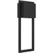 Nate 1 Light 20 inch Black Outdoor Wall Lantern