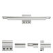 Newry LED 24 inch Brushed Steel Wall Sconce Wall Light