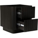 Povera 20 X 20 inch Black Nightstand