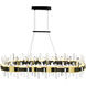 Aya LED 43 inch Pearl Black Island/Pool Table Light Ceiling Light