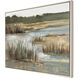 Wetland Grasses Green and Brown and Multi and Neutral Canvas
