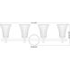 Belle 4 Light 32 inch Modern Gold Bath Vanity Light Wall Light