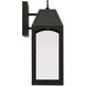 Burton LED 16.75 inch Black Outdoor Wall Lantern