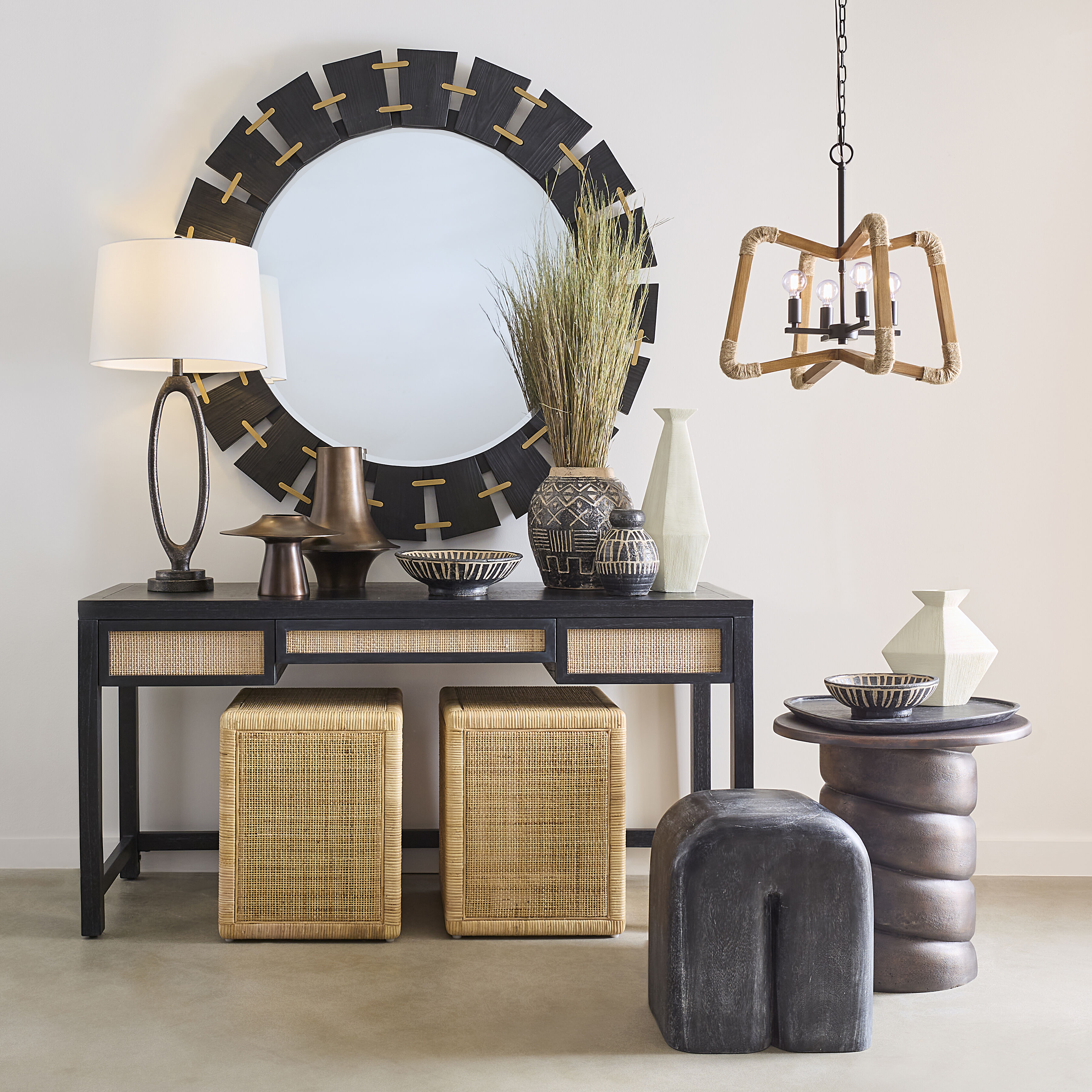 Oneka 20 X 16 inch Natural Accent Table