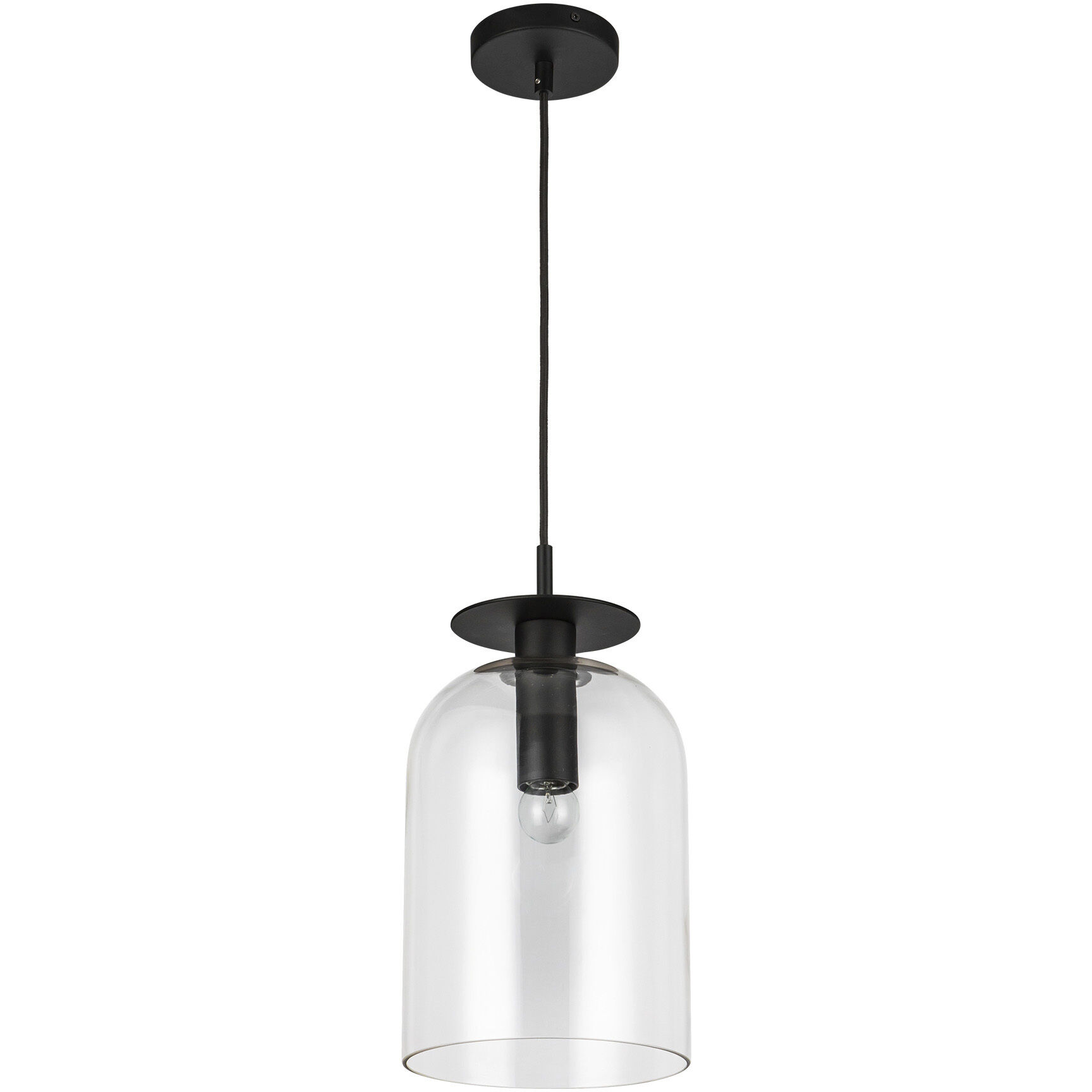 Alora Mood Sylvia Pendant Ceiling Light in Matte Black