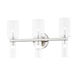 Tabitha 3 Light 18 inch Polished Nickel Bath And Vanity Wall Light