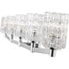 Aubrey 5 Light 40.75 inch Chrome Vanity Wall Light